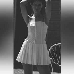 ZARA SHORT EMBROIDERED DRESS